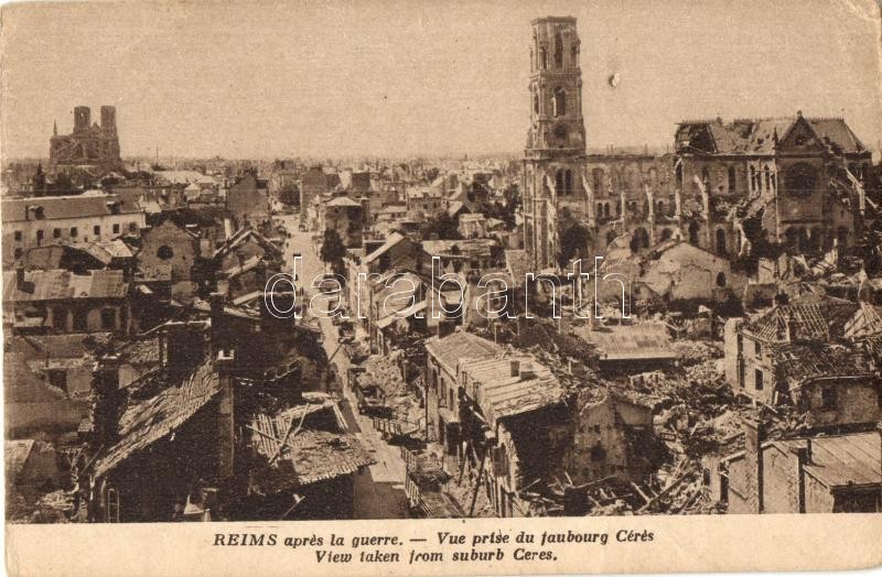 Reims, apres la guerre, Ceres / after the war, ruins