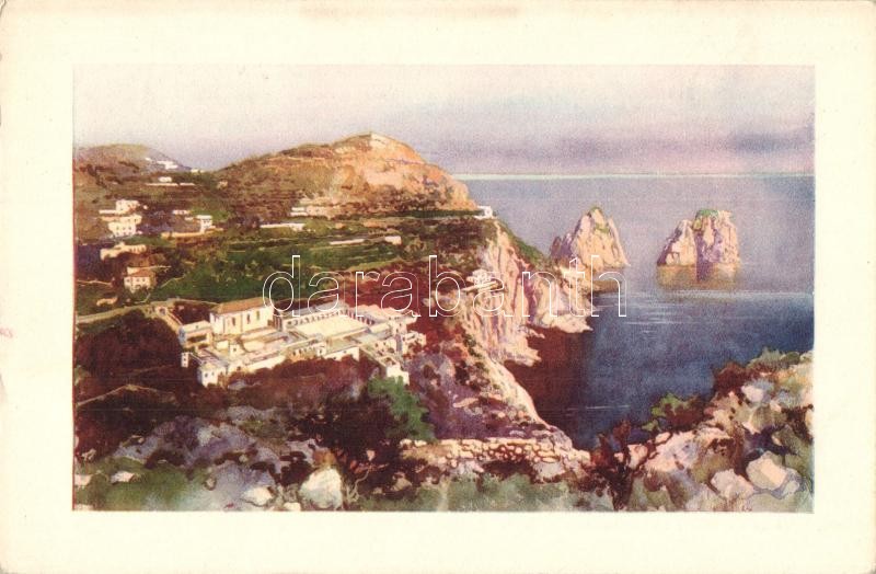 Capri, La Certosa e i Faraglioni / general view, rocks