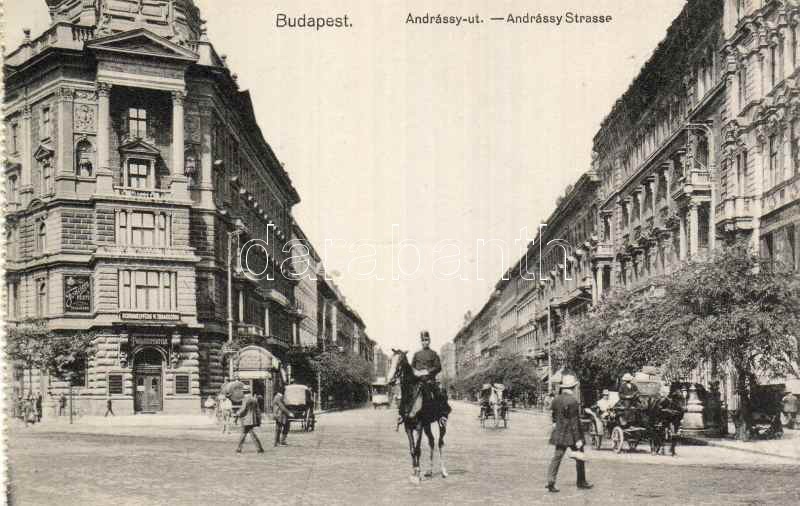 Budapest VI. Andrássy út, Schimmelpfeng W. Tudakozóda, Takarékpénztár