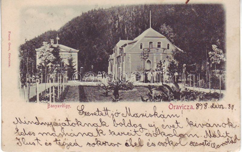 1898 Oravica, Bányavölgy, 1989 Oravita, mine valley