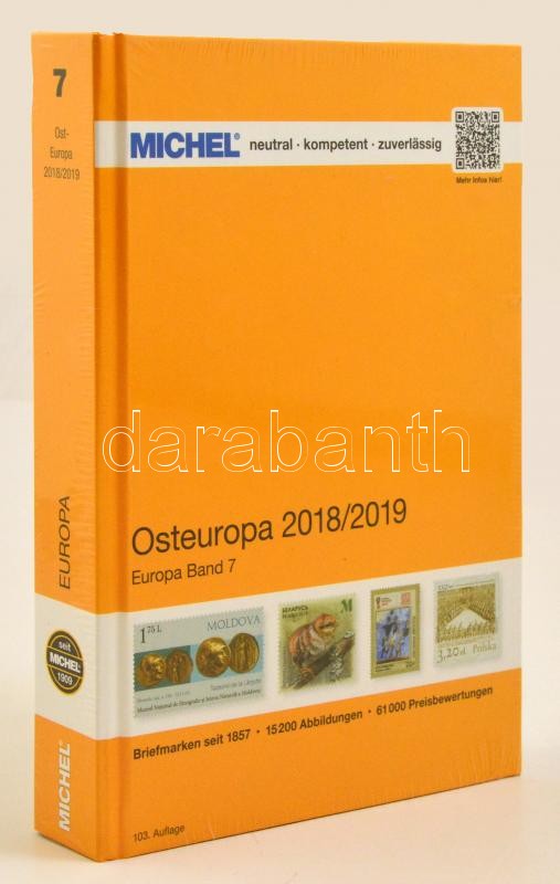 Michel Kelet-Európa katalógus 2018/2019 103. kiadás, MICHEL Osteuropa-Katalog 2018/2019 - Band 7, MICHEL Osteuropa-Katalog 2018/2019 - Band 7