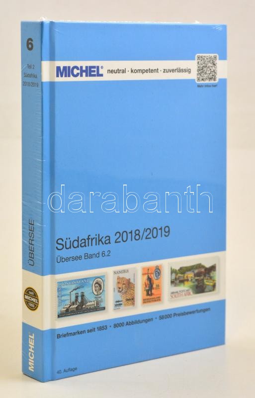 Michel Dél-Afrika katalógus tengerentúl 6/2 2018/2019 40. kiadás, MICHEL South Africa - Catalog 2018/2019 - part 6.2, MICHEL Südafrika-Katalog 2018/2019 - Band 6.2