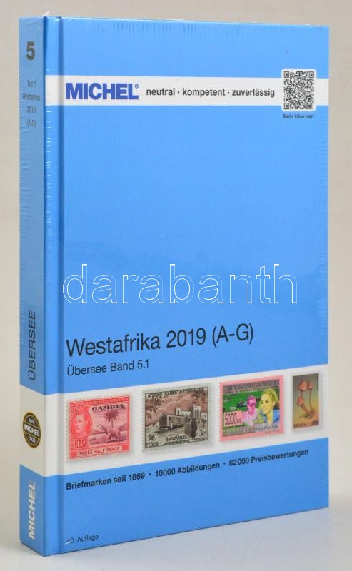 MICHEL Westafrika-Katalog 2019 A-G - Band 5.1, Michel Nyugat-Afrika katalógus 2019 (A-G) band 5.1, Michel Westafrika 2019 (A-G) band 5.1