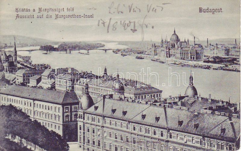 Budapest, Parlament, Margitsziget és I. kerület