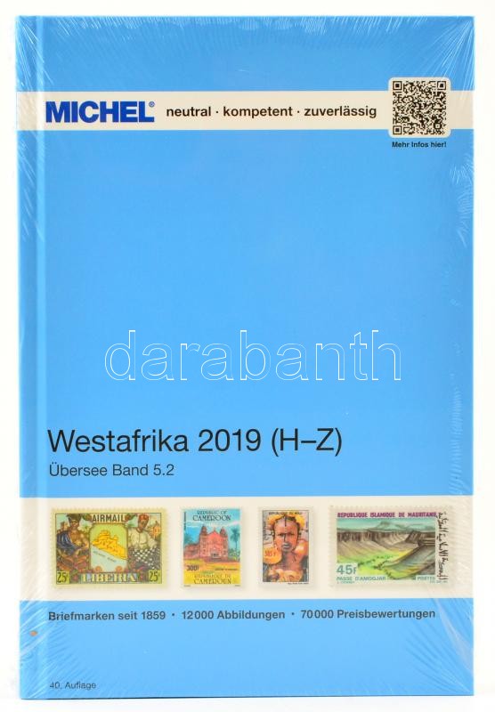 MICHEL Westafrika-Katalog 2019 - Band 5.2, Michel Tengerentúl, Nyugat-Afrika katalógus 2019 band 5.2, MICHEL Westafrika-Katalog 2019 - Band 5.2