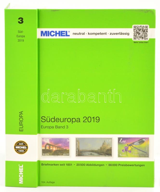 MICHEL Südeuropa-Katalog 2019 - Band 3, Michel Dél-Európa 2019/2020 Band 2.1 (A-J), MICHEL Südeuropa-Katalog 2019 - Band 3