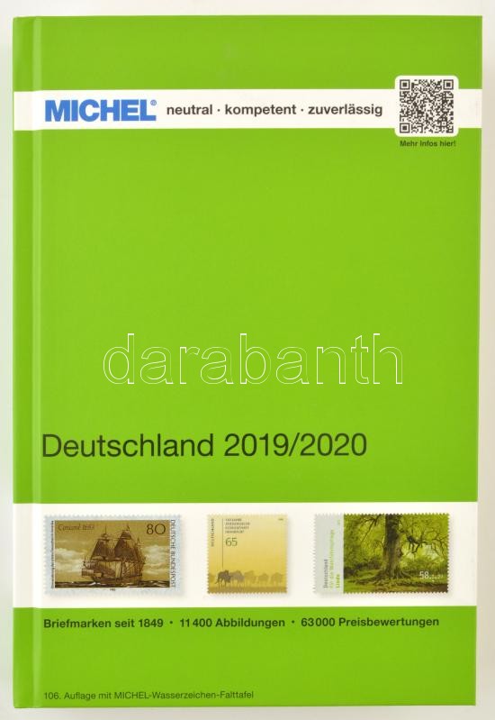 Michel - Németország katalógus 2019/2020, MICHEL DEUTSCHLAND-KATALOG 2019/2020, MICHEL DEUTSCHLAND-KATALOG 2019/2020