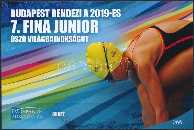 2019 Budapest rendezi a 2019-es 7. FINA Junior úszó VB-t emlékív