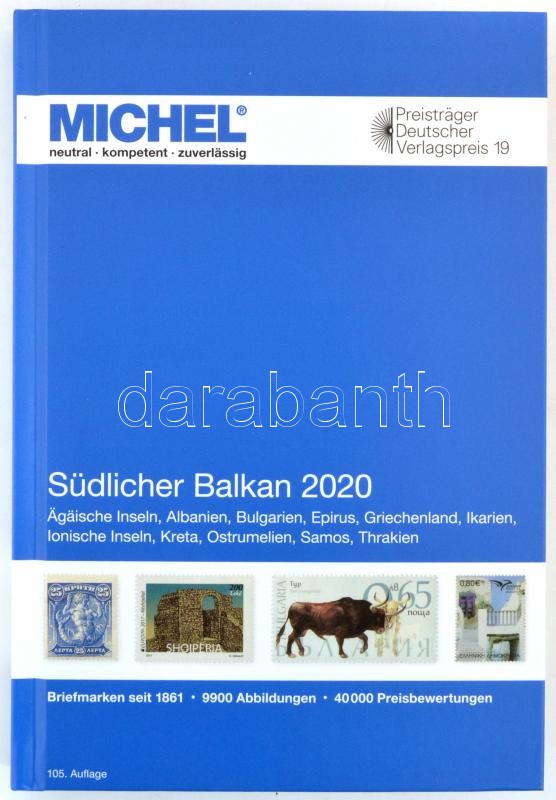 MICHEL Südlicher Balkan-Katalog 2020 (E 7), Michel Európa Dél-Balkán katalógus 2020 (E7), MICHEL Südlicher Balkan-Katalog 2020 (E 7)