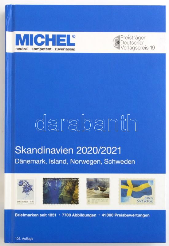 MICHEL Skandinavien-Katalog 2020/2021 (E 10), Michel Skandinávia katalógus 2020/2021, MICHEL Skandinavien-Katalog 2020/2021 (E 10)