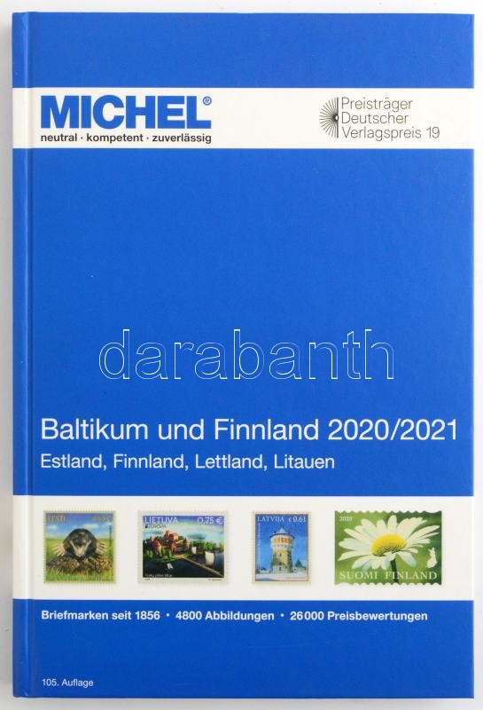Michel Baltikum és Finnország katalógus 2020/2021, MICHEL Baltikum und Finnland-Katalog 2020/2021 (E 11), MICHEL Baltikum und Finnland-Katalog 2020/2021 (E 11)