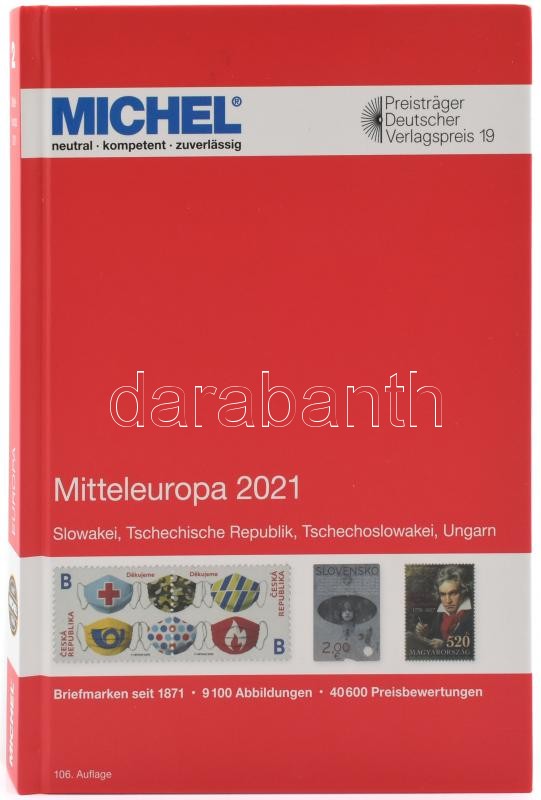 MICHEL Mitteleuropa 2021 (E2), Michel Közép-Európa katalógus 2021 (E2)
6081-2-2021, MICHEL Mitteleuropa 2021 (E2)