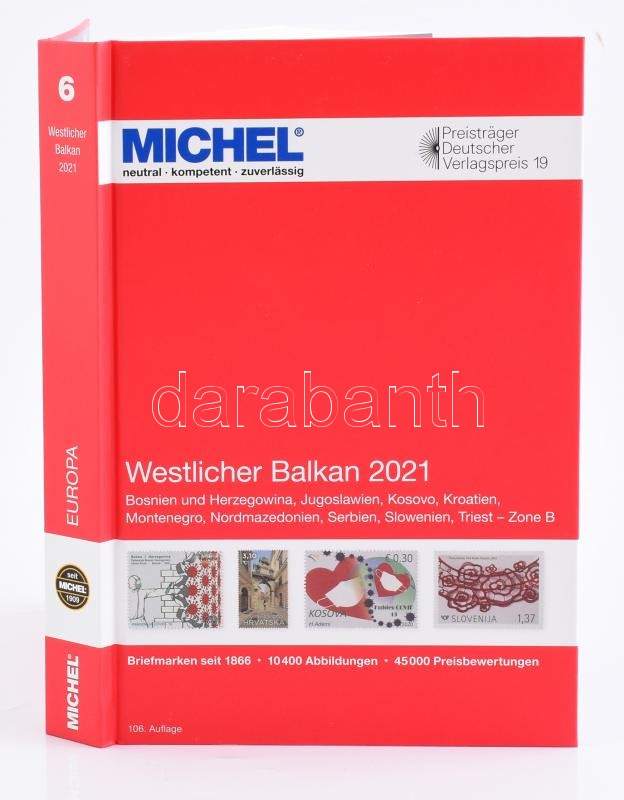 Michel Nyugat-Balkán 2021, 6083-1-2021 (E6), MICHEL Westlicher Balkan 2021 (E 6), MICHEL Westlicher Balkan 2021 (E 6)