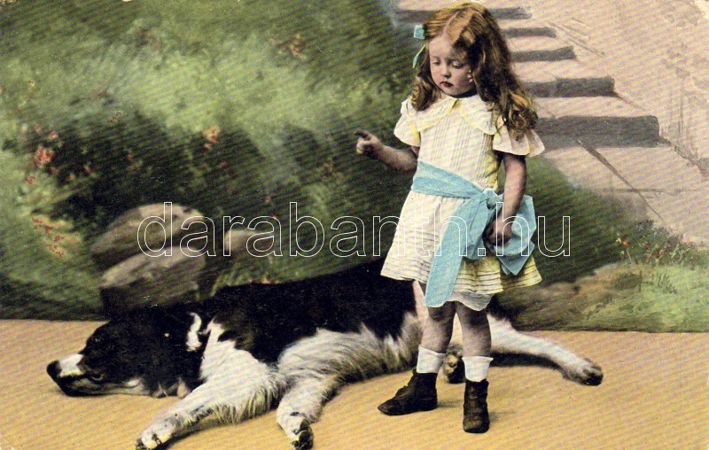 Girl with dog, Kislány kutyával