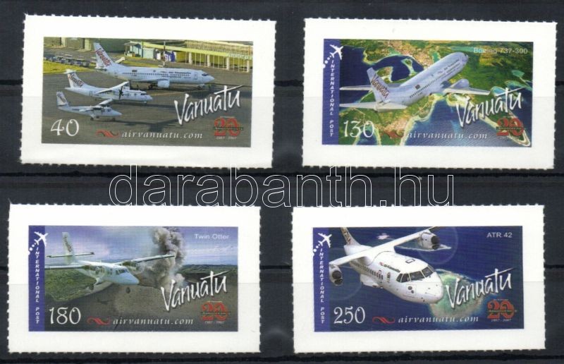20 éves a Vanuatu légitársaság öntapadós sor, 20th anniversary of the airlane 