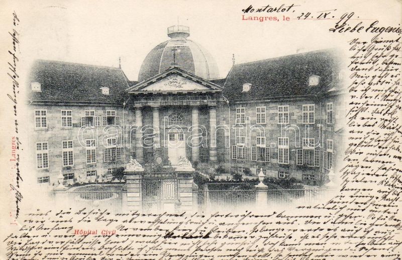 1899 Langres kórház, 1899 Langres hospital