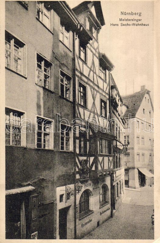 Nürnberg, Hans Sachs ház, Nürnberg, house of Hans Sachs