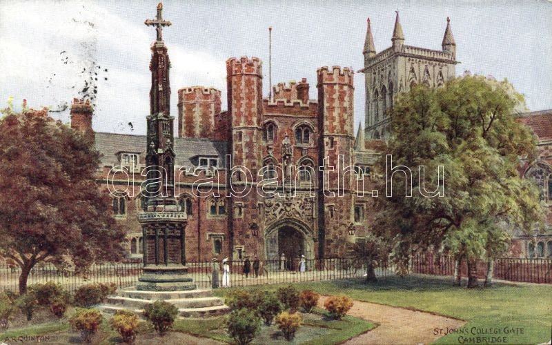 Cambridge, St Johns College gate s: A. R. Quinton