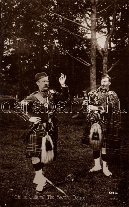 Scottish folklore 'Ghilli Callum' the sword dance, Skót folklór, Ghilli Calum kard tánc