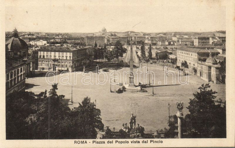 Rome, Roma; Piazza del Popolo / square