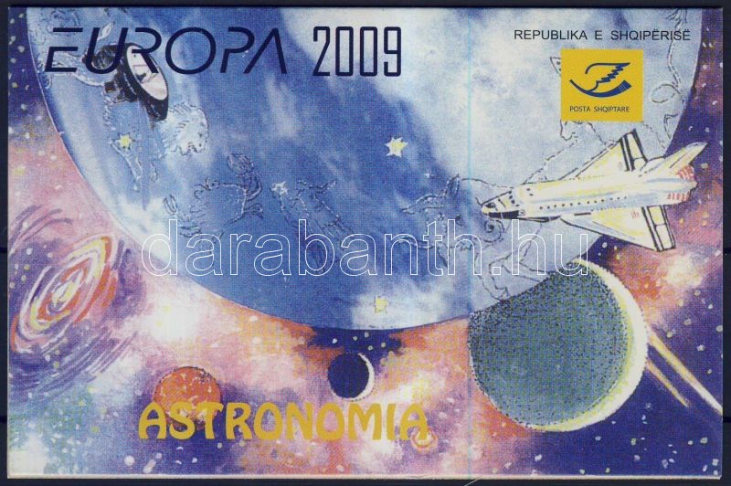 Europa CEPT Astronomy stamp booklet, Europa CEPT Csillagászat bélyegfüzet