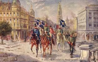 Antwerpen, Entry of the German troops, cathedral