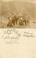 Trip to the mountains, signed photo