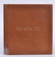 Lindner 1400, FDC-Ringbinder regular (empty) 235x270x40mm brown Lindner 1400, FDC-képeslap gyűrűs be...