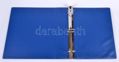 Lindner 1700, Uniplate Ringbinder Standard blue 295x270x65mm Lindner 1700, Uniplate gyűrűs berakó ké...