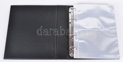 Lindner 5800 Postcard Album Lotos with 50 pages 228x194mm black Lindner 5800 Lotos képeslap album 50...