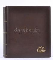 Lindner 5800 Postcard Album Lotos with 50 pages 228x194mm brown Lindner 5800 Lotos képeslap album 50...