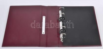 Lindner 1300 Multi Collect ring binder (empty), wine-red Lindner 1300 Multi Collect gyűrűs album (la...