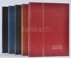 Stockbook STANDARD, green, unpadded, 64 white pages, divided glassine strips, 230 x 305 mm, Lindner Berakó 1167 32 fehér osztott lappal, zöld 230x305mm, Einsteckbuch STANDARD, grün, unwattiert, 64 weiße Seiten, geteilte Pergamin-Streifen, 230 x 305 mm