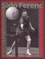 80th Anniversary of the birth of Ferenc Sidó table tennis champion 80 éve született Sidó Ferenc aszt...
