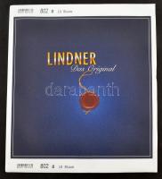 Lindner Blanko-Blätter PERMAPHIL 802a, Lindner Permaphil üres albumlap 802a, fehér oldal, Lindner Blank Pages PERMAPHIL 802a, white page