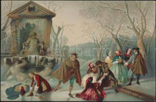 Nicolas Lancret: Tél, Stengel, Nicolas Lancret: Winter, Stengel