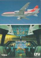 TriStar L-1011-500, modern postcard, TriStar L-1011-500, modern képeslap