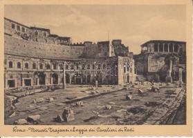 Rome Trajan's Market and the House of the Knights of Rhodes, Róma Traianus piac és a Rodoszi lovagok háza