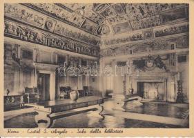 Rome, Castle of the Holy Angel, library room / Castel Sant'Angelo, Róma, Angyalvár, könyvtár terem / Castel Sant'Angelo