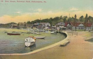Philadelphia Fairmont park, boat house, Philadelphia Fairmont park, csónakház