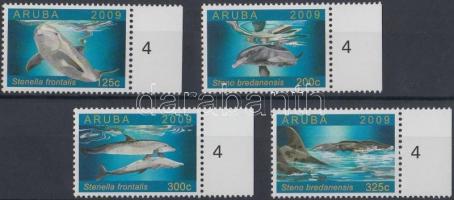Delphine mit Rundbogen, Delfinek ívszéli sor, Dolphin margin set