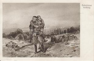 Első világháború, magyar katonák, "Önfeláldozó barátság", WWI Hungarian soldiers