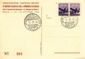Philatelic Association Biellese, 2nd Philatelic Expo Filatéliai Egyesület Biellese, Második Filatéli...