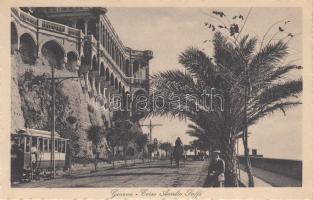 Genova Corso Aurelio Saffi; villamos, Genova Corso Aurelio Saffi; tram