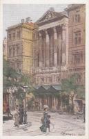 Budapest VIII. A Nemzeti Színháznak 1912-ben lebontott épülete s: Háry Gy., Budapest VIII. The National Theatre in 1912, demolished building s: Háry Gy.