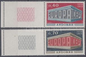 Europa CEPT, Stamp mit Rand, Europa CEPT, ívszéli bélyeg, Europa CEPT, margin stamp
