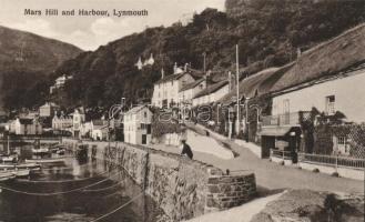 Lynmouth, Mars hegy, kikötő Lynmouth, Mars Hill, Harbour