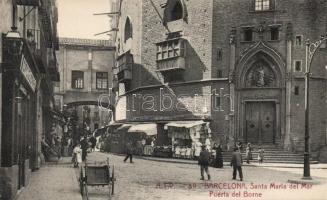 Barcelona Santa Maria del Mar, Puerta del Borne Barcelona Santa Maria del Mar, Puerta del Borne