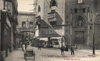 Barcelona Santa Maria del Mar, Puerta del Borne, Barcelona Santa Maria del Mar, Puerta del Borne