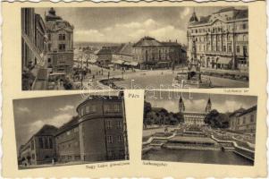 Pécs, Széchenyi tér, Nagy Lajos gimnázium, Székesegyház